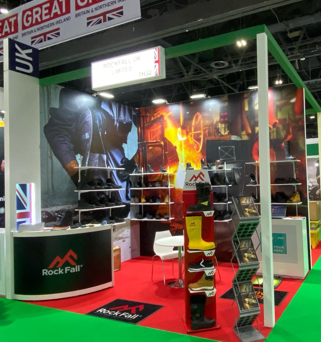 Rock Fall Safety Boots expanding their Worldwide Footprints following a successful exhibition at Intersec, Dubai